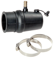 Radice Radice Zwevend rubber binnenlager met waterinlaat Ø30mm & koker Ø45mm