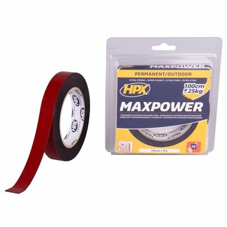 HPX Max Power Outdoor bevestigingstape - zwart