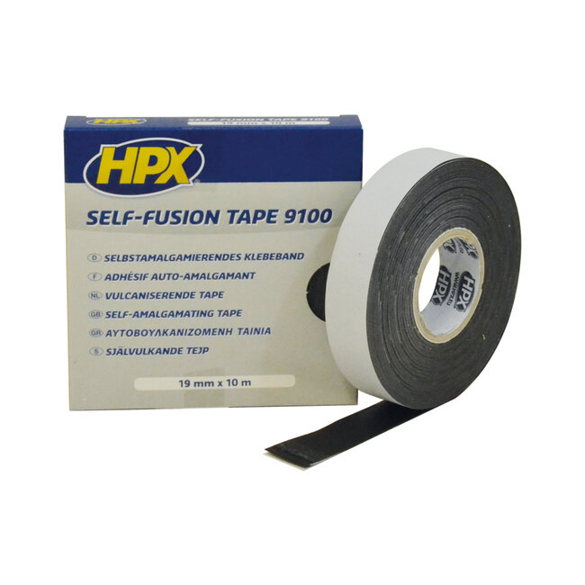 HPX Zelfvulkaniserend tape-zwart 19mmx10M