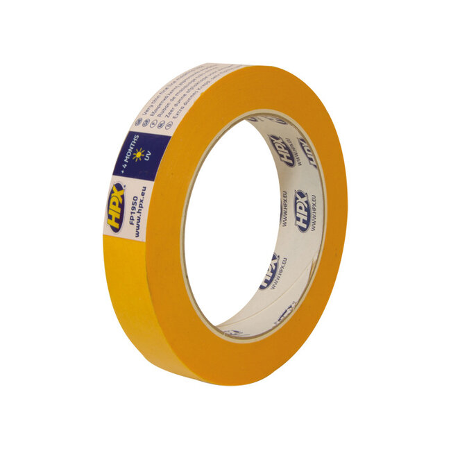 HPX Masking tape 4400 - oranje 19mm x 50M