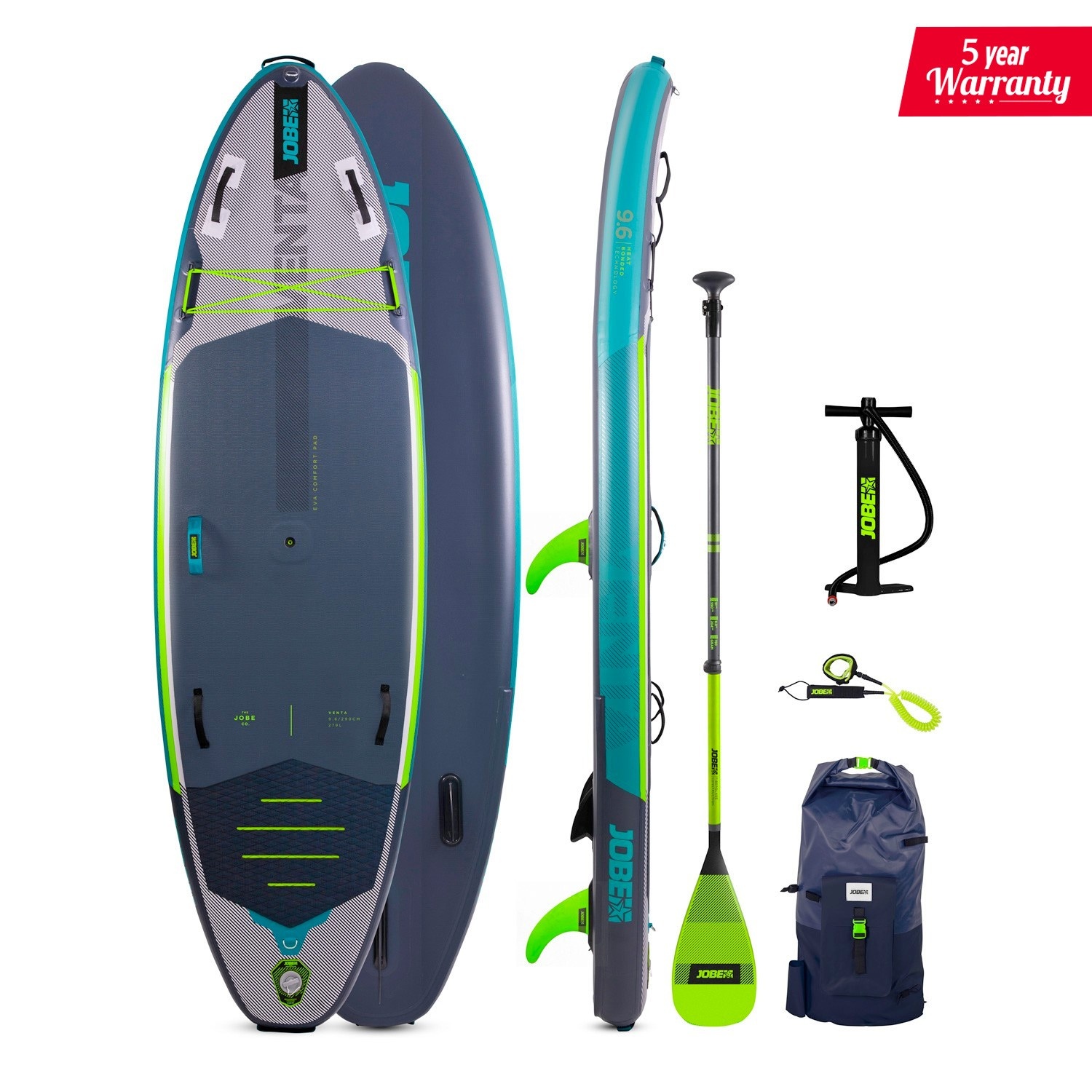 Jobe Venta 9.6 Opblaasbaar Sup Board Pakket Default