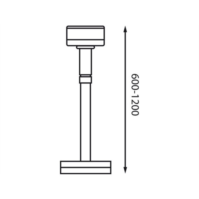 LANLED 7 TELESCOPISCH LED LICHT 600-1200MM
