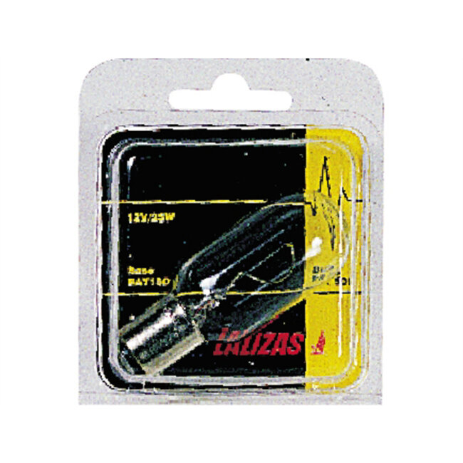 BA15S LAMP 12V/10W VOOR RONDOMSCHIJNEND TOPLICHT