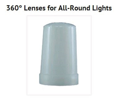Perko 360º LENS WIT INSTEEKTOPLICHT