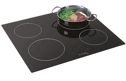 Allpa Flush mount keramische 4-pits kookplaat