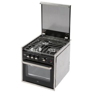 Allpa RVS fornuis met 3 branders