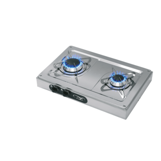 Allpa Gaskomfoor opbouw, branders: 1x klein / 1x medium