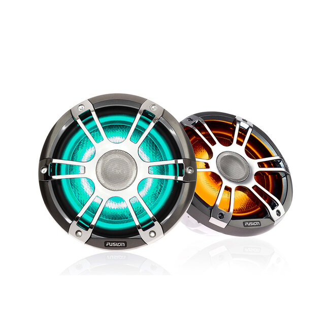 Fusion SG-FL652SPC 6.5'' SPEAKERS 2WAY SIGNATURE CHROME SPORT GRILLE CRGBW LED