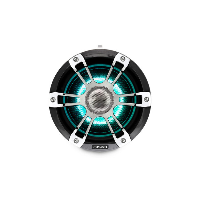 Fusion SG-FLT882SPC 8.8'' SPORTS GREY CHROME TOWER SPEAKERS, CRGBW LED, SET VAN 2