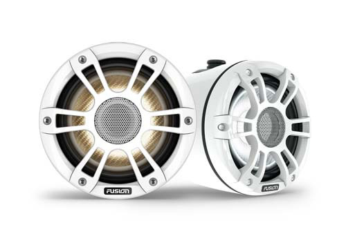 Fusion SG-FLT653SPW 6.5'' SPORTS WHITE TOWER SPEAKERS, CRGBW LED, SET VAN 2