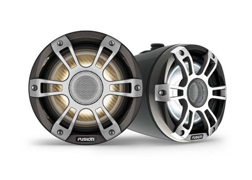 Fusion SG-FLT653SPG 6.5'' SPORTS GREY TOWER SPEAKERS, CRGBW LED, SET VAN 2