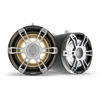 Fusion SG-FLT883SPG 8.8'' SPORTS GREY TOWER SPEAKERS, CRGBW LED, SET VAN 2