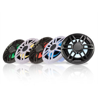 Fusion XS-FL65SPGW 6.5'' SPEAKERS LED SPORT GREY & WHITE, SET VAN 2