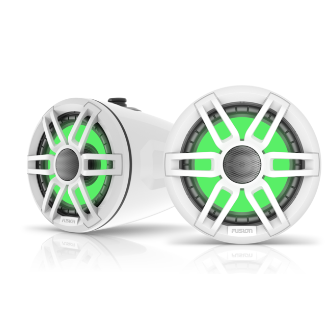 Fusion XS-FLT652SPW 6.5'' SPORTS WHITE TOWER SPEAKERS, LED, SET VAN 2