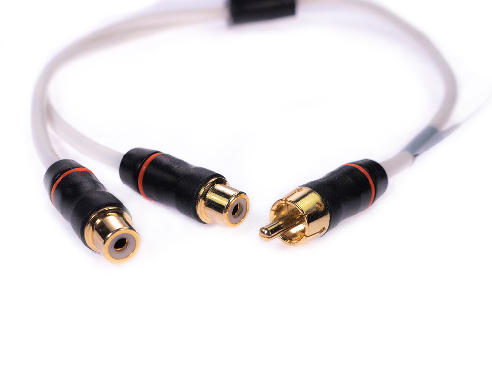 Fusion MS-RCAYF RCA SPLITTER 1 X MALE > 2 X FEMALE