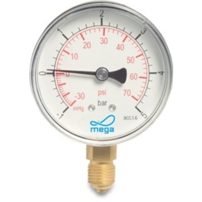 Jabsco Manometer 0-4 bar