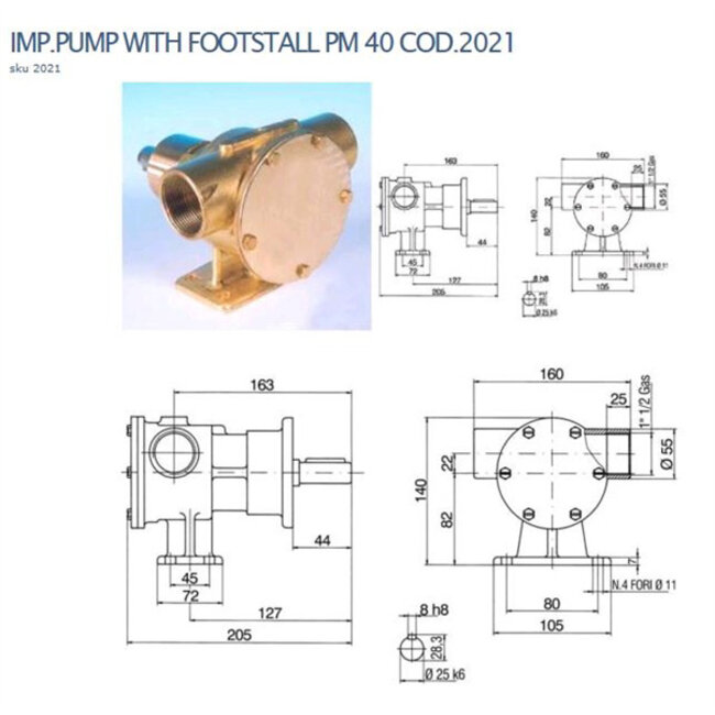 Ancor TECHNAUTIC KOELWATERPOMP 1 1/2"