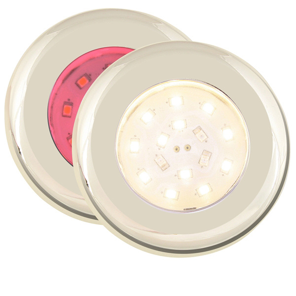 Båtsystem BÅTSYSTEM NOVA LED GOUD+SCH, 8-30V-2W, WIT/ROOD LICHT, HELDER