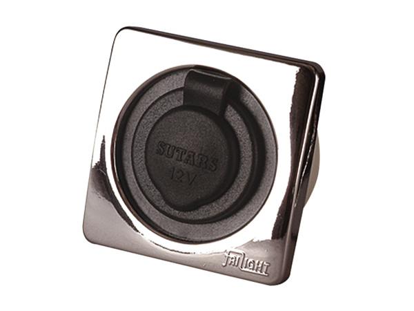 Båtsystem BÅTSYSTEM STOPCONTACT, 20MM PLUG, CHROOM