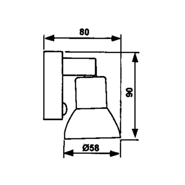 Båtsystem BÅTSYSTEM MINI MR16 SMD LED, CHROOM, 8-30V-2,3W