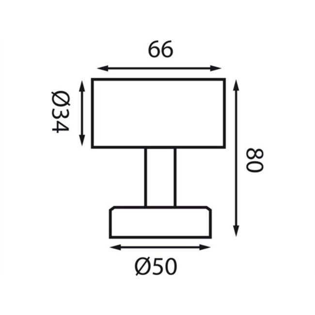Båtsystem BÅTSYSTEM TUBE D2 DUBBEL LED LEESLAMP, 12V-1,2W