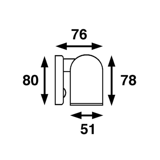 Båtsystem BÅTSYSTEM TUBE MR11 LED, CHROOM, 8-30V-2W