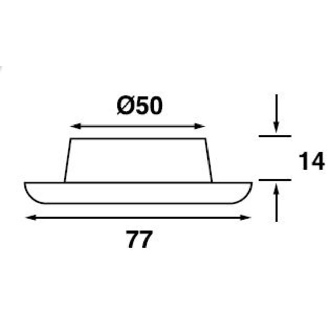Båtsystem BÅTSYSTEM NOVA TOUCH 12V, CHROOM