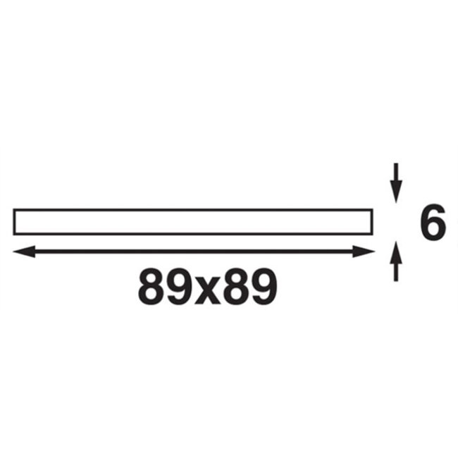 Båtsystem BÅTSYSTEM FRAME T.B.V. SQUARE 80, TRANSPARANT