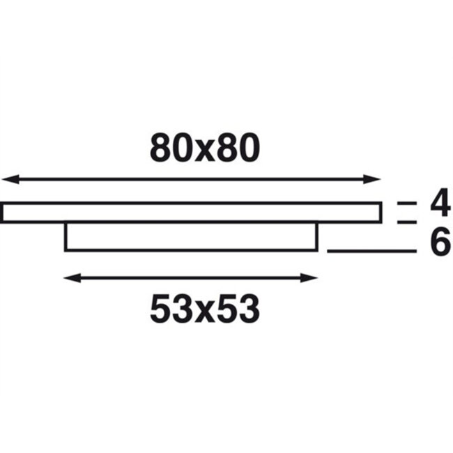 Båtsystem BÅTSYSTEM SQUARE 80, MATZILVER