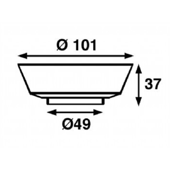 Båtsystem FRILIGTH COMET SMD LED, WIT, MET SCHAKELAAR