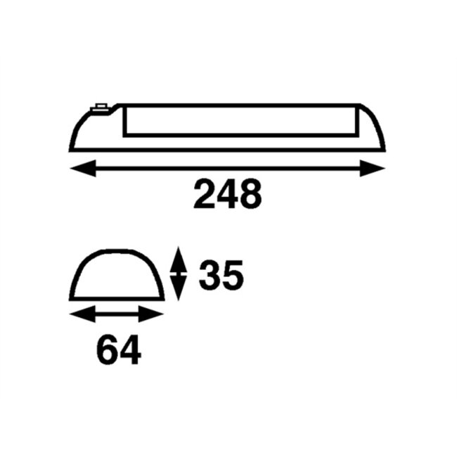 Båtsystem BÅTSYSTEM SOFT LED, WIT, 12V-0,9W