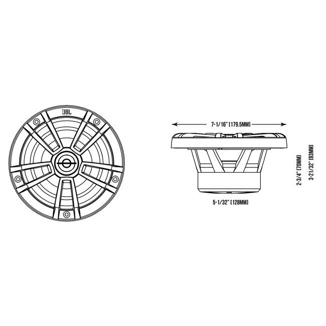 JBL JBL MARINE STAGE 6.5'' SPEAKERS WIT, SET VAN 2