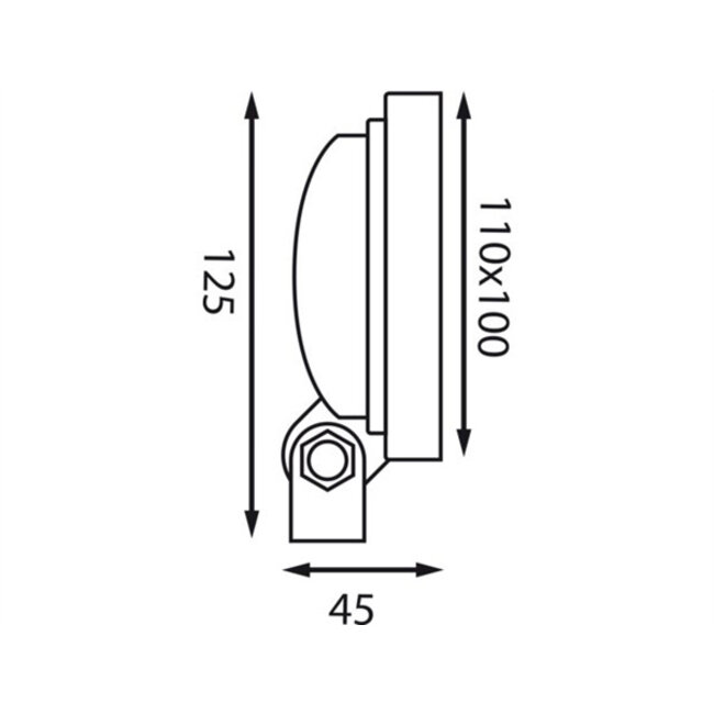 Båtsystem BÅTSYSTEM SEARCH LIGHT, 9-36V-11W, IP67