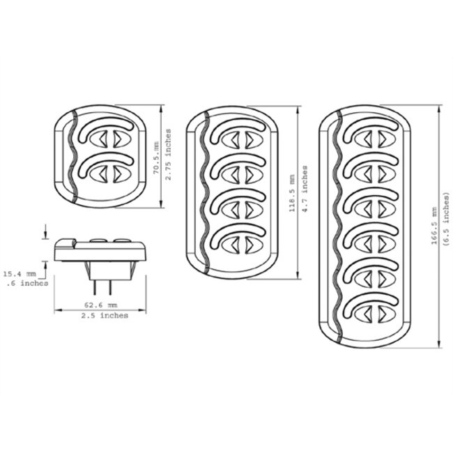 BEP Contour G2 waterdicht schakelaars+zekering