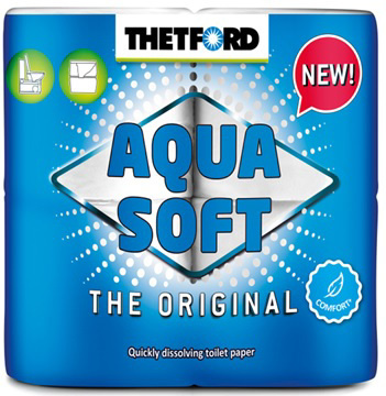 Thetford Marine THETFORD AQUA SOFT, 4 ROLLEN IN 1 PAK