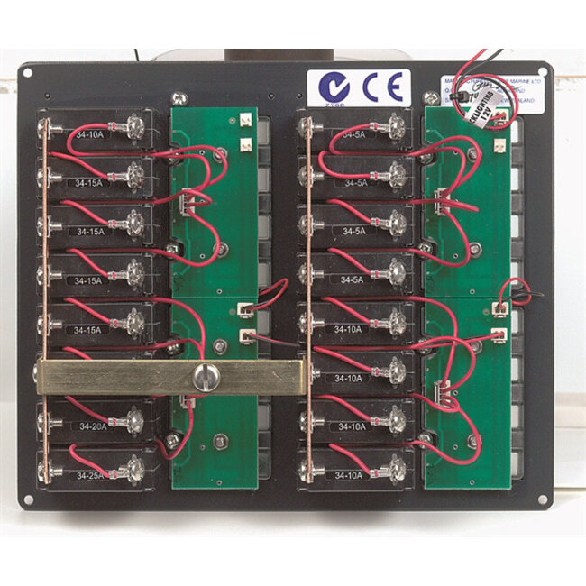 BEP Schskelpaneel, 16 Schakelaars/12V, ANLG V+A