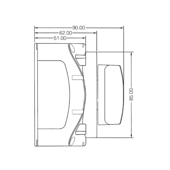 BEP Hoofdschakelaar 600A Cont.
