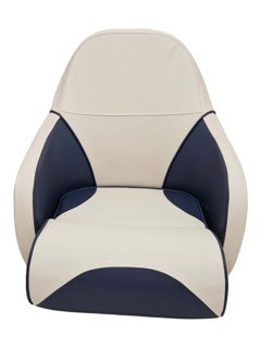 HOLLEX Hollex stuurstoel Diamond Classic Moon wit/ navy