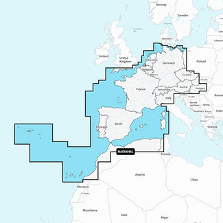 Navionics NAVIONICS MSD/NAV+ LARGE EU646L EUROPE, CENTRAL & WEST