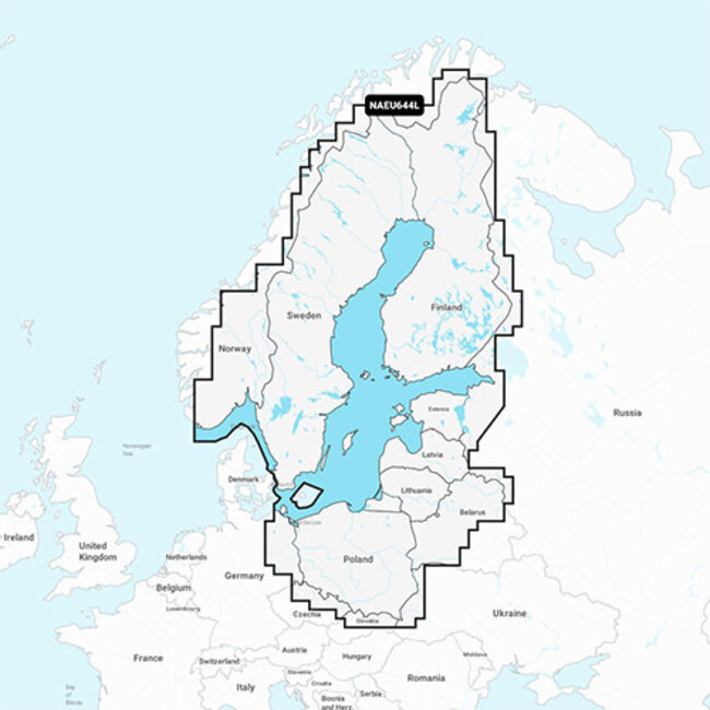 Navionics NAVIONICS MSD/NAV+ LARGE EU644L BALTIC SEA