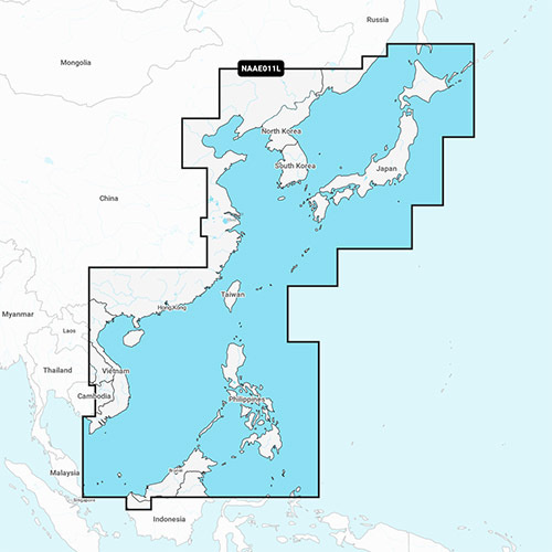 Navionics NAVIONICS MSD/NAV+ LARGE AE011L CHINA SEA & JAPAN