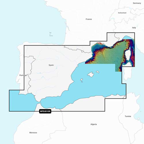 Navionics NAVIONICS MSD/PLATINUM+ REGULAR NPEU010R SPAIN, MEDITERRANEAN COAST