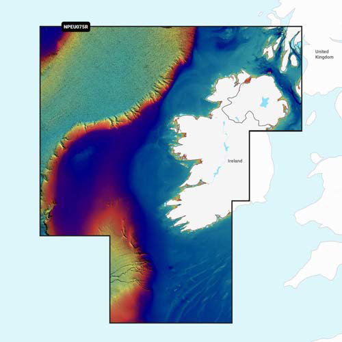Navionics NAVIONICS MSD/PLATINUM+ REGULAR NPEU075R IRELAND, WEST COAST