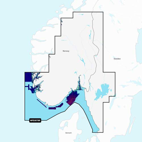 Navionics NAVIONICS MSD/PLATINUM+ REGULAR NPEU078R OSLO, SKAGERRAK & HAUGESUND