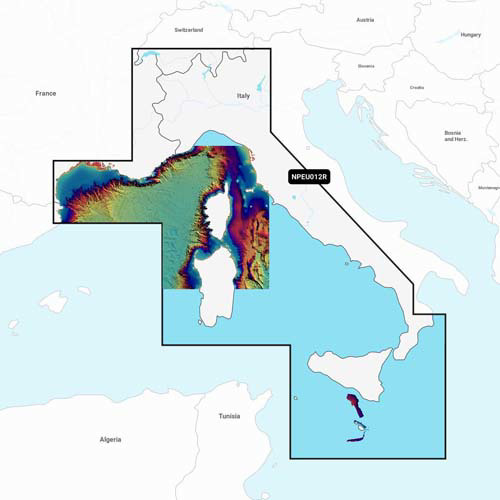 Navionics NAVIONICS MSD/PLATINUM+ REGULAR NPEU012R MEDITERRANEAN SEA, CEN. & WEST