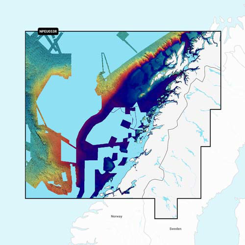 Navionics NAVIONICS MSD/PLATINUM+ REGULAR NPEU053R NORWAY, TRONDHEIM TO TROMSO