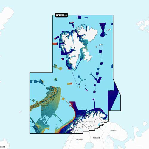 Navionics NAVIONICS MSD/PLATINUM+ REGULAR NPEU054R NORWAY, VESTFJORDEN TO SVALBARD