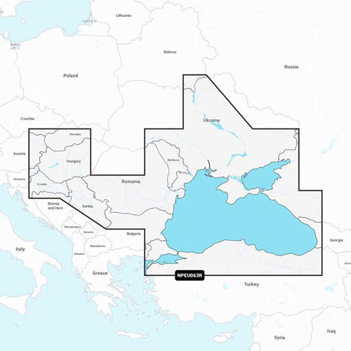 Navionics NAVIONICS MSD/PLATINUM+ REGULAR NPEU063R BLACK SEA & AZOV SEA