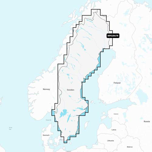 Navionics NAVIONICS MSD/PLATINUM+ REGULAR NPEU067R SWEDEN, LAKES & RIVERS
