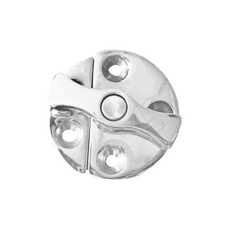 Eval RVS OVERVALSLUITING, DIAMETER 45MM